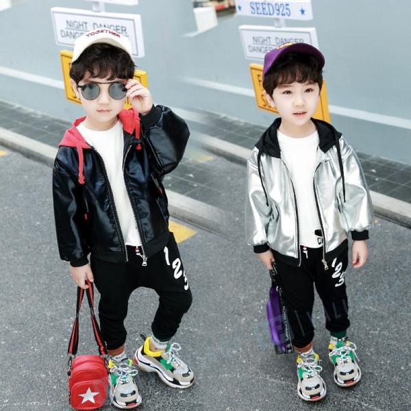 子供服 公式ストア ジャケット キッズ 韓国子供服 男の子 おしゃれ アウター 90cm 130cm かっこいい 2色 春秋