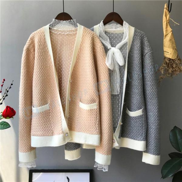 ロングカーディガン セーター 秋服 アウター ポケット付き ニットセーター ロングニット Mettleprojects Com Au