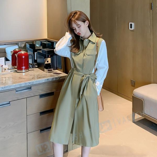 新品 ワンピース レディース 秋冬 新作 修身 婦人服 オシャレ カジュアル 大好評です シンプル 韓国風