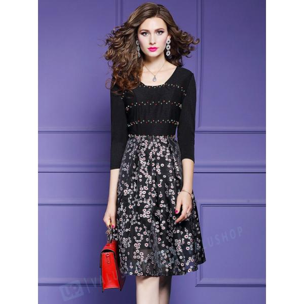 新作 本日限定 ワンピース レディース 19秋冬 着痩せ 素敵 プレゼント 彼女 オシャレ