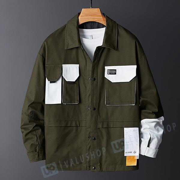 おすすめ 薄手ジャケット おしゃれ シンプル ジャンパー ウインドブレーカー メンズ 配色 ジャケット アウター スポーツ 秋物 マウンテンパーカー