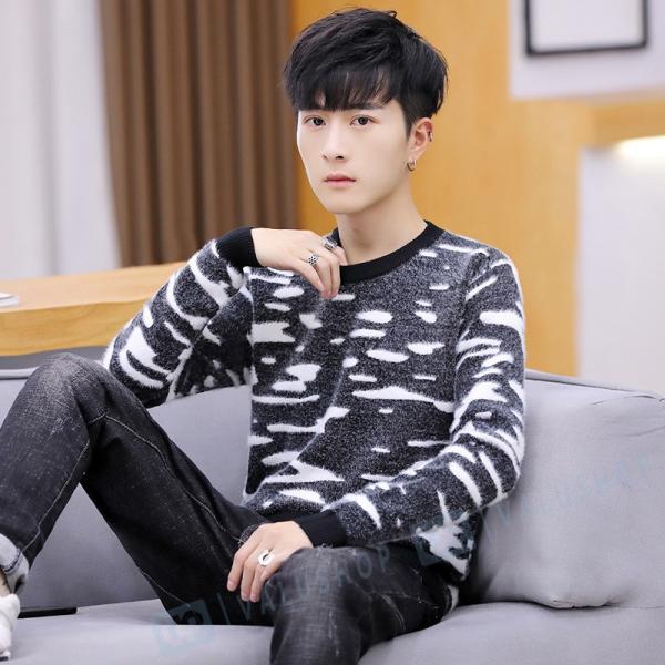 ニットセーター 10 Off メンズ セーター 長袖 トップス 無地 秋 シンプル カジュアル キレイめ 新作 ニット 春