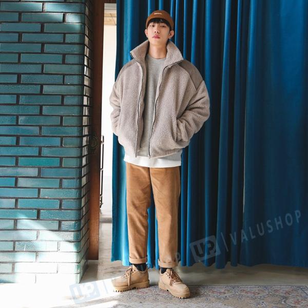 冬 綿服 オシャレ 韓国風 立襟 綿入れ 上着に トレンド 2色 厚手 メンズ 無地 シンプル カジュアル