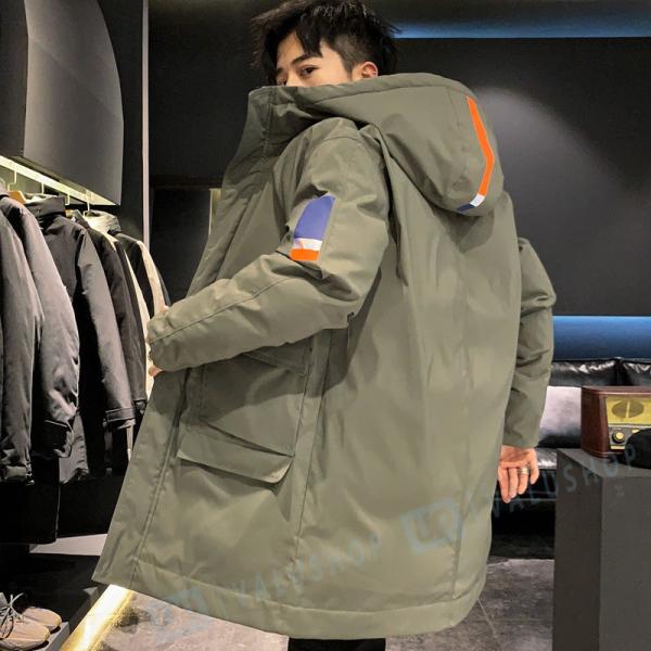 中綿ジャケット メンズ ロングコート 冬アウター ダウンジャケット 奉呈 冬 暖かい 防寒 秋