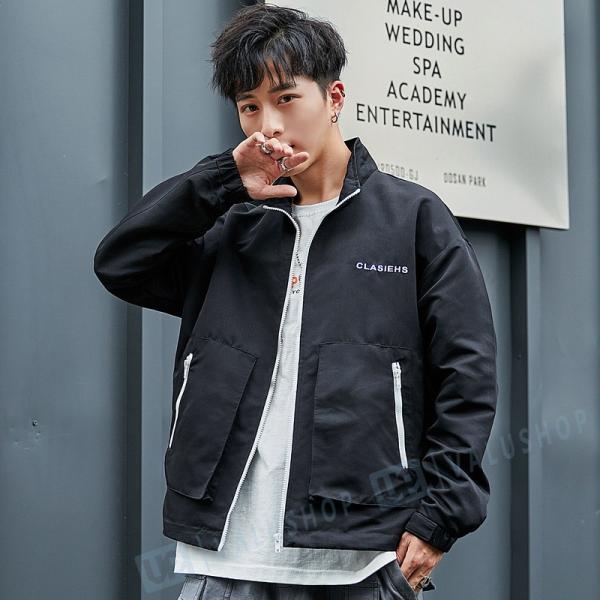 スタジャン ジャケット 秋服 メンズ アウター ブルゾン シンプル ジャンパー 人気ジャケット 半額 薄手ジャケット おしゃれ