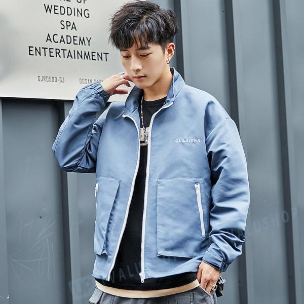 スタジャン ジャケット 秋服 メンズ アウター ブルゾン シンプル ジャンパー 人気ジャケット 半額 薄手ジャケット おしゃれ