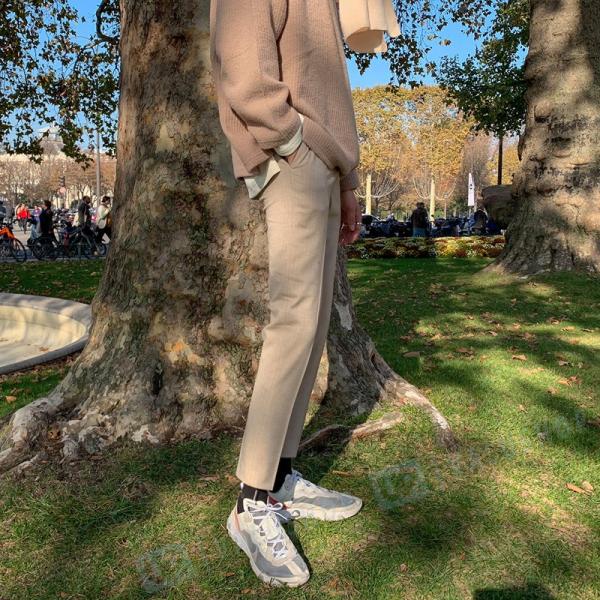 冬 メンズ 9分ズボン 秋冬新作 韓国風 カジュアル 格好が良い オシャレ かっこいい 新作