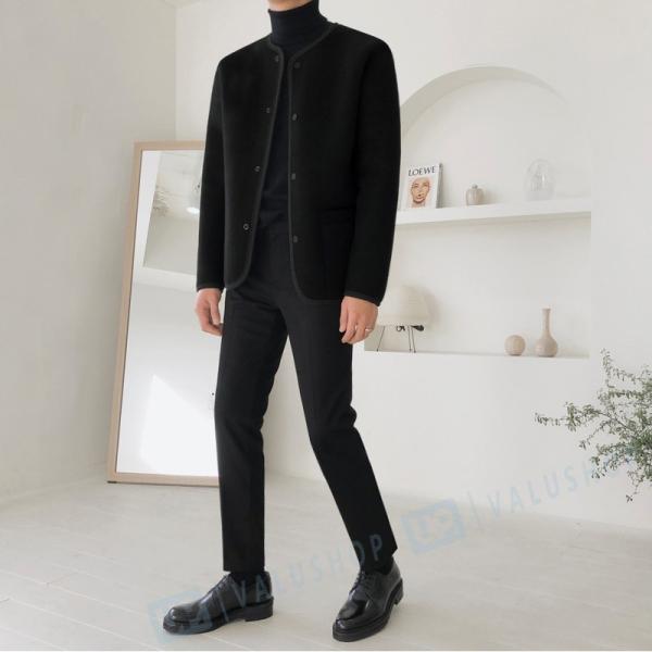 ウール ジャケット 冬 厚くて 暖かくて かっこいい メンズ ラシャコート マーケティング カジュアル