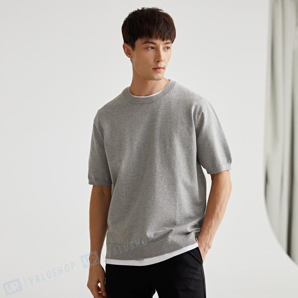 Tシャツ メンズ 半袖 無地 カットソー インナー フライス 上品 25 Off トップス 丸首 紳士服 メンズファッション 新作 ゆったり