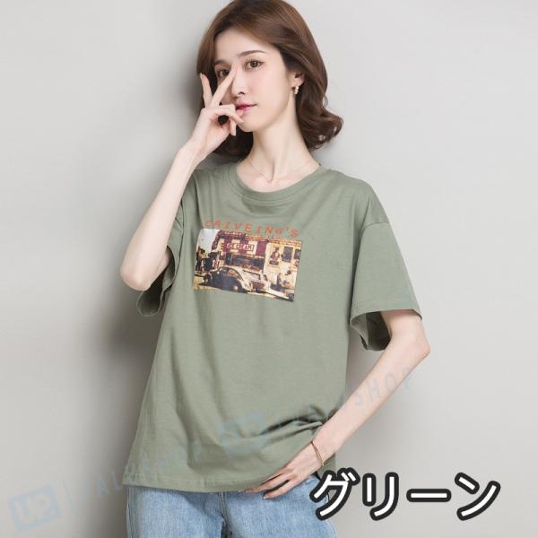 返品送料無料 プルオーバー ロングtシャツ ワッフルtシャツ レディース Tシャツ サーマル 半袖 スリットtシャツ サイドスリット 綿 ドルマン 大きいサイズ 新作