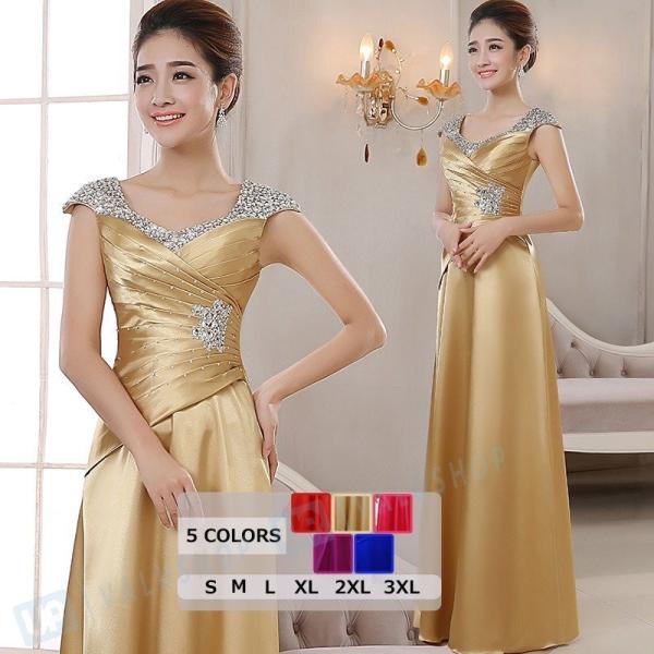 パーティードレス ワンピース 大きいサイズ イブニングドレス 結婚式 披露宴 演奏会 二次会 キレイめ フォーマル