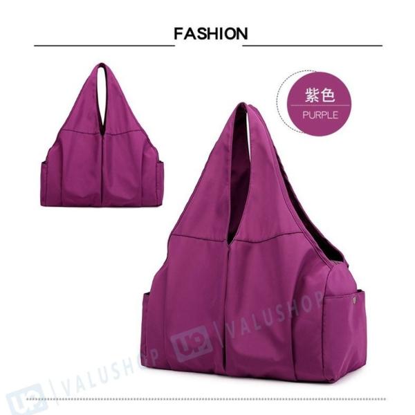 トートバッグ レディース ショルダーバッグ ショッピングバッグ 肩掛け ナイロン 大きめ 定番キャンバス 無地 大容量 布 軽量