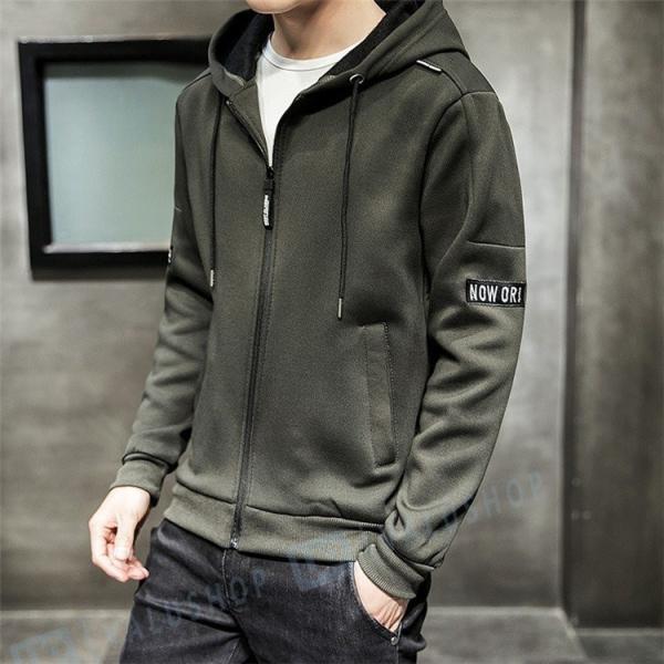 パーカー メンズ 開襟 コート スポッツウェア 運動着 アルファベット 着心地よい シンプルなファッション 品質検査済 カジュアル