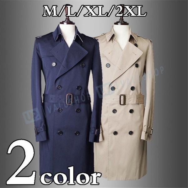 記念日 トレンチコート メンズ メルトン ロングコート ウール チェスターコート
