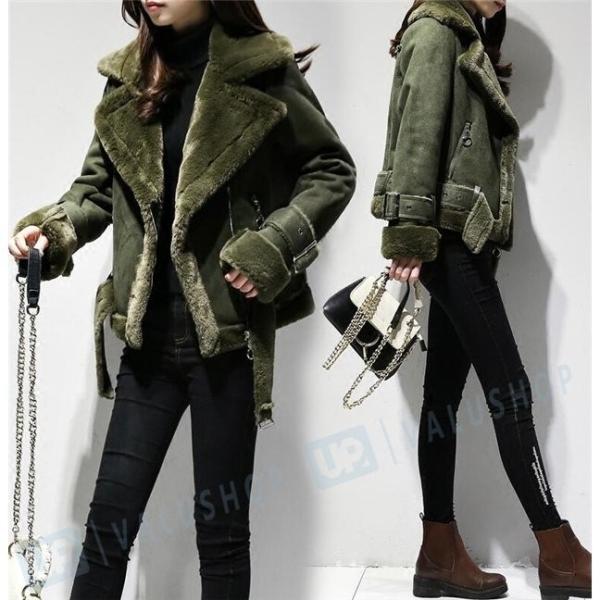 セーム革ジャケット いつでも送料無料 裏ボア ジャケット ジャンパー レディース ゆったり カジュアル コート 秋服 アウター 冬