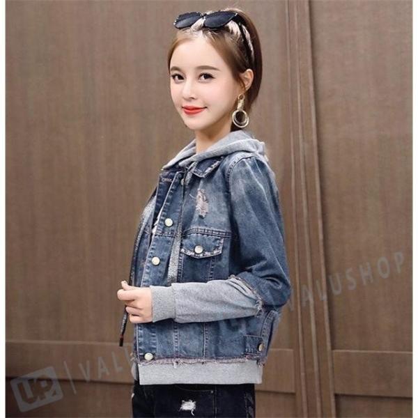 内祝い デニムジャケット レディース デニム コート ジージャン Gジャン アウター 40代 春 カジュアル 30代 春服 代
