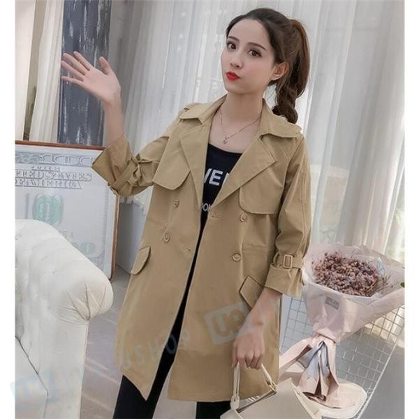 トレンチコート レディース スプリングコート 薄手 カジュアル ゆったり コート お洒落 レディースコート 春 代 30