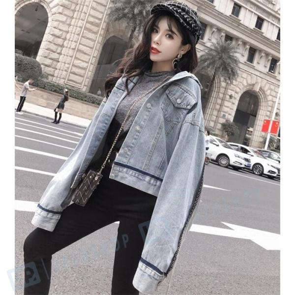 デニムジャケット レディース デニム コート フリンジ ジージャン 日本未発売 Gジャン カジュアル 40代 アウター 春服 春 代 30代