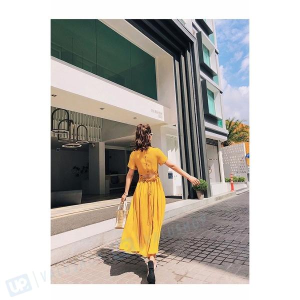 マキシワンピース 夏 レディース シフォンワンピース チュニック 半袖 無地 驚きの値段で 18夏新作 ビーチワンピース