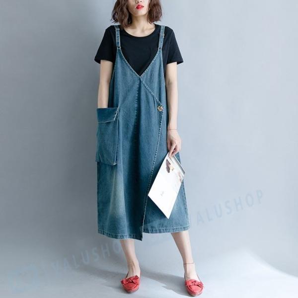 マキシワンピース レディース リゾート ワンピース 入荷予定 ノースリーブ 無地 チュニック 大きいサイズ ロング デニムワンピース 18春夏新作