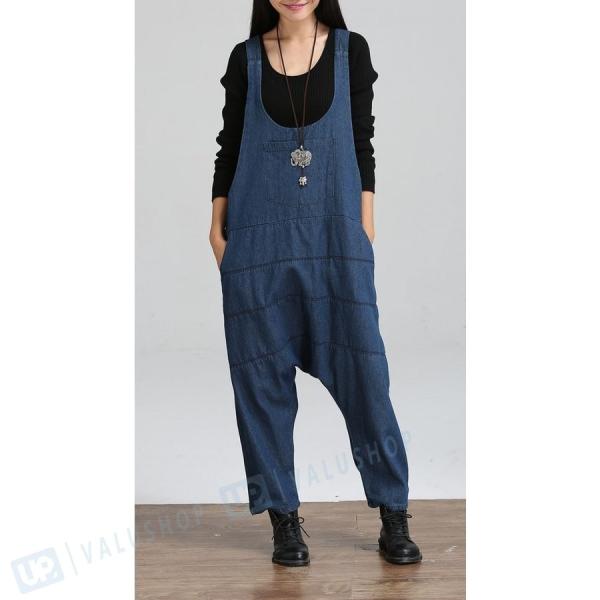 サロペット デニム おしゃれ レディース オーバーオール 大きいサイズ サロペットス おしゃれ デニムパンツ ボトムス オールインワン 18新作登場