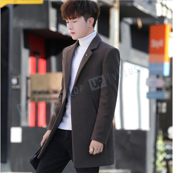 チェスターコート メンズ 高級な ビジネスジャケット ロング アウター メンズコート 紳士用 通勤 春 秋 18 細身 防寒 通学 防風 冬