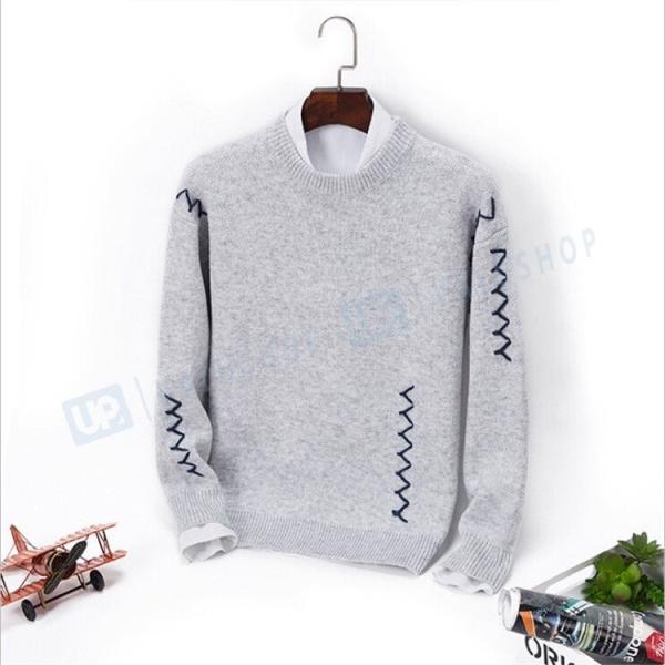 ニットセーター メンズ ニット 長袖セーター タートルネック メンズプルオーバー ゆったり 無地 リラックス カジュアル Stem Academy