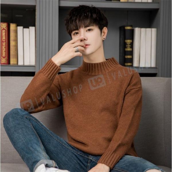 ニットセーター メンズ セーター 長袖 トップス 無地 期間限定今なら送料無料 秋冬 ニット 新作 4色 キレイめ カジュアル オシャレ 細身 シンプル