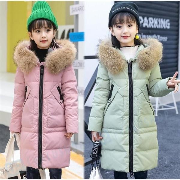 ダウンジャケット 女の子 ダウンコート 子ども フード付き 子供服 男の子 ダウン アウター 秋 冬 19