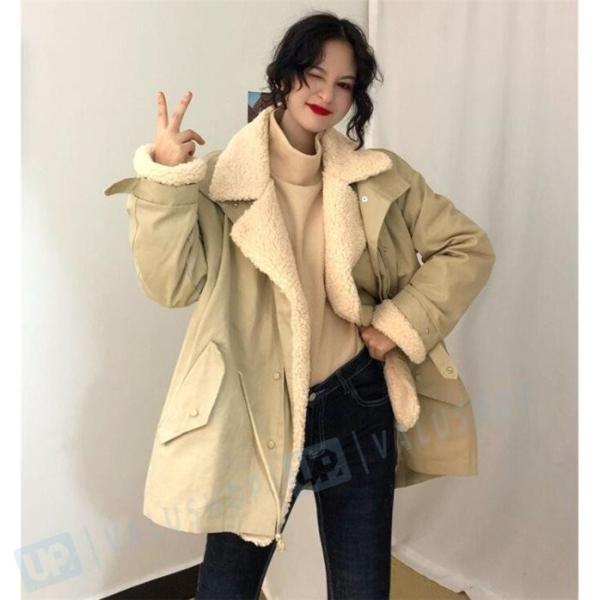 ジャケット レディース 厚手 暖かい ボア 冬 コート カジュアル アウター 19 代 30代 40代