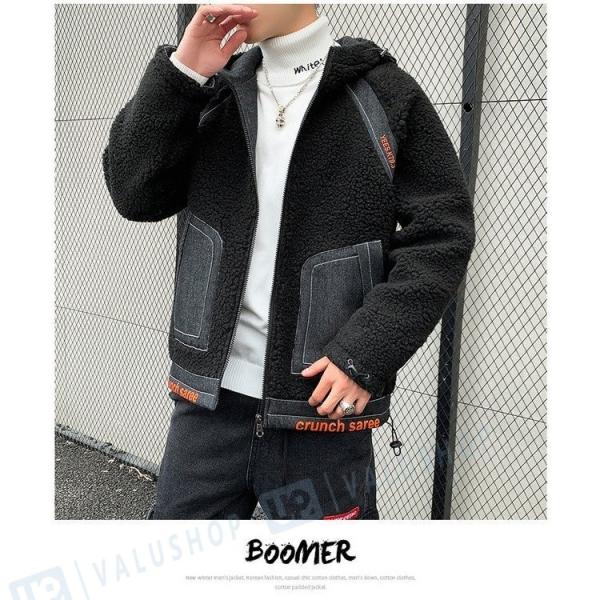 メンズ 中綿コート フード付き アウター 中綿ジャケット ブルゾン 冬服 通勤 アウトドア 防寒 通学 暖かい ファッション通販 軽量