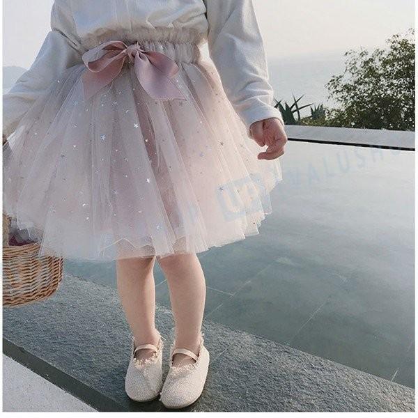 韓国子供服 女の子 チュールスカート フレア キッズ 返品交換不可 子ども ファッション 夏服 通園 通学 グレー 80 グリーン 130cm 90 110 1 100 ピンク