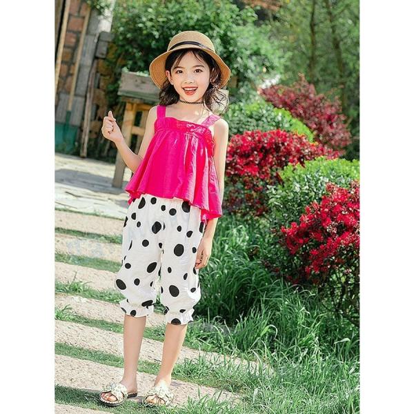 韓国子供服 スリングシャツ ハーフパンツ 2点セット 女の子 服 子供用 韓国風 ファッション 140 ブルー 人気ショップが最安値挑戦 1 150 110 160cm 130 バラ色