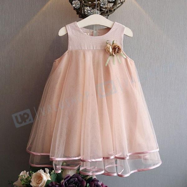 フォーマル ワンピース 結婚式 レース 韓国子供服 女の子 発表会 キッズ 子供用 130 110 人気 おすすめ 150cm 夏着 袖なし100 140 1