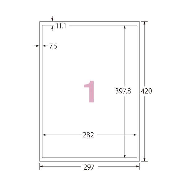 まとめ エーワン屋外でも使えるサインラベルシール レーザープリンタ つなげて大きく貼れるタイプ ツヤ消しフィルム ホワイト 3111冊 A3 4シート 1面 販売