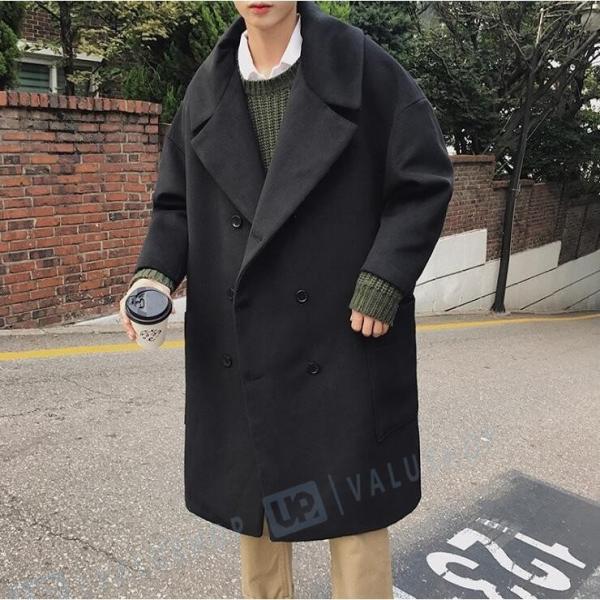 チェスターコート メンズ 冬 ロング 無地 ビジネス オンラインショップ 防寒 冬服 新作 アウター 大きいサイズ 冬物