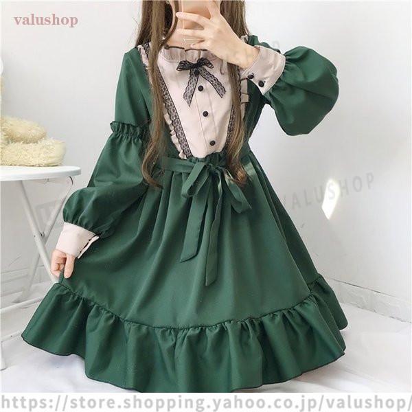 ゴスロリワンピース ドレス 長袖 復古風 フリル クラロリ 甘ロリ お嬢様 ガールズ 可愛い 演出服 ゴシック系 ロリータショートワンピース Buyee Buyee 일본 통신 판매 상품 옥션의 대리 입찰 대리 구매 서비스