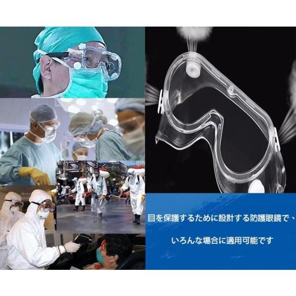 防護ゴーグル 男女共通 眼鏡着用可 飛沫対策 曇り止め 眼鏡 保護メガネ 飛沫カット 軽量 透明 防曇 保護用アイゴーグル 防塵ゴーグル