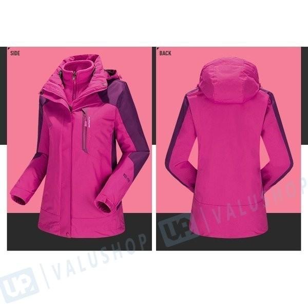 マウンテンパーカー メンズ レディース マウンテンジャケット コート アウトドアウェア 開催中 登山服 裏起毛 フード付き 2点セット 防水 男女兼用 防寒 防風 冬