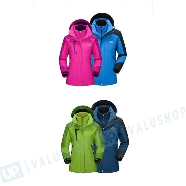 マウンテンパーカー 3way メンズレディース ウィンドブレーカー 2点セット 取り外し 登山服 裏起毛 防水 ジャケット 防風 パーカ アウター インナー付き 防寒 好評受付中
