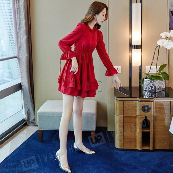 ワンピース レディース 30代 代 秋冬 きれいめ 膝丈ワンピース 人気 シフォン 売れ筋ランキング シャツワンピース 長袖 上品 通勤 大きいサイズ 膝丈 結婚式ドレス