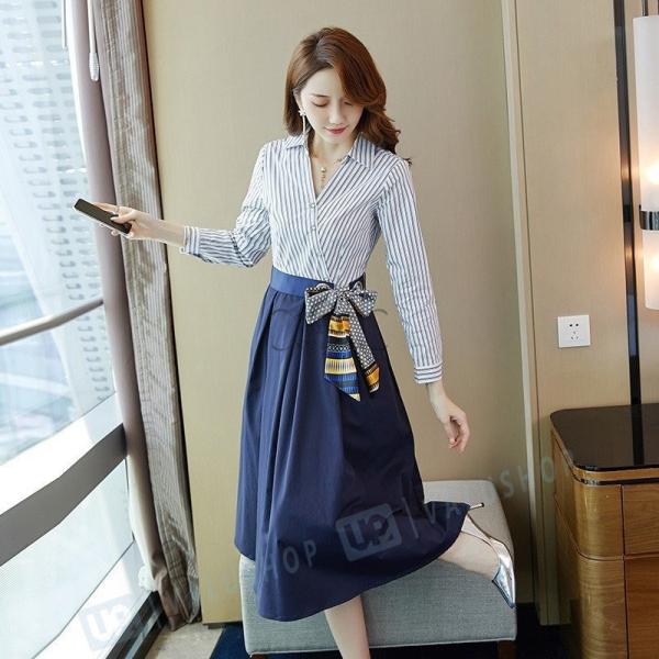 ワンピース 宅送 レディース 30代 代 秋冬 きれいめ 膝丈ワンピース 人気 大きいサイズ 結婚式ドレス 膝丈 シャツワンピース 上品 長袖 通勤