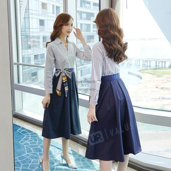 ワンピース 宅送 レディース 30代 代 秋冬 きれいめ 膝丈ワンピース 人気 大きいサイズ 結婚式ドレス 膝丈 シャツワンピース 上品 長袖 通勤