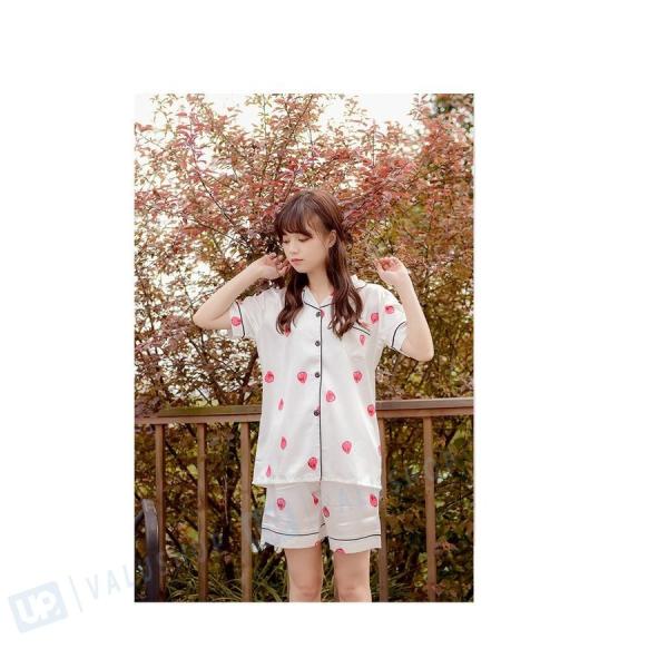 パジャマ レディース 夏 買い物 半袖 前開き 2点セットパジャマ ショットパンツ 上下セット ルームウエア シャツパジャマ 全3色 可愛い 部屋着 フェイク絹