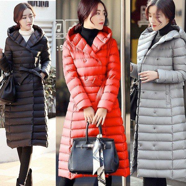 レディースダウンコート レディースコート アウター 軽量 防風 防寒 大きいサイズ ロングコート フード付き ダウン