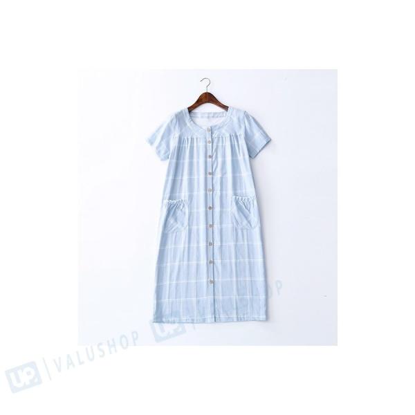 ネグリジェ レディース 前開き ロング 半袖 大きいサイズ 姫 春 レース 綿100 秋 部屋着 パジャマ ワンピース 日本 夏