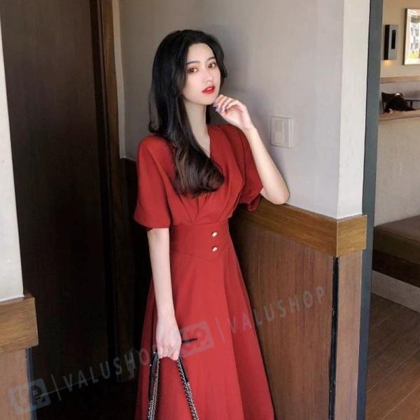 ワンピース レディース きれいめ マキシワンピース 夏 半袖ワンピース オシャレ上品 公式 着痩せ ロング丈ワンピース Aラインワンピフランス式 フレア