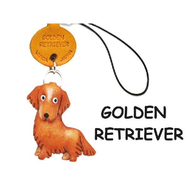 本革携帯 犬ストラップ ゴールデンレトリバー バンカクラフト 革物語 Vanca Craft レザー 手作り 雑貨 革小物 犬 ドッグ わんこ 名入れ可 楽しい革雑貨の贈り物 Vanca Craft 通販 Yahoo ショッピング