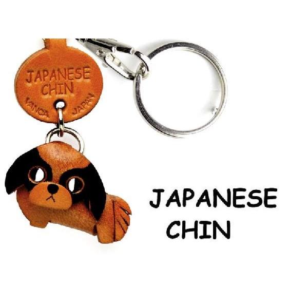 狆 チン 犬キーホルダー バンカクラフト 革物語 VANCA CRAFT レザー  