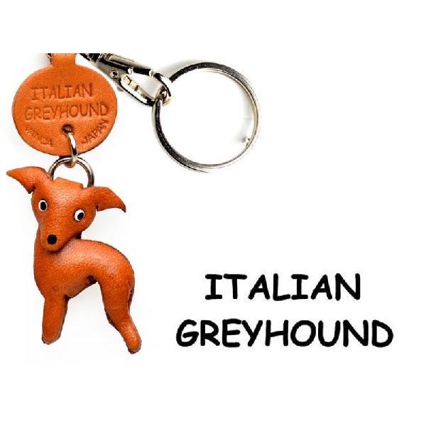 イタリアングレーハウンド 犬キーホルダー バンカクラフト 革物語 VANCA CRAFT レザー 手作り 雑貨 革小物 ドッグ 名入れ可